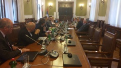 14 October 2014 The members of the Parliamentary Friendship Group with Brazil in meeting with the Brazilian Ambassador to Serbia
